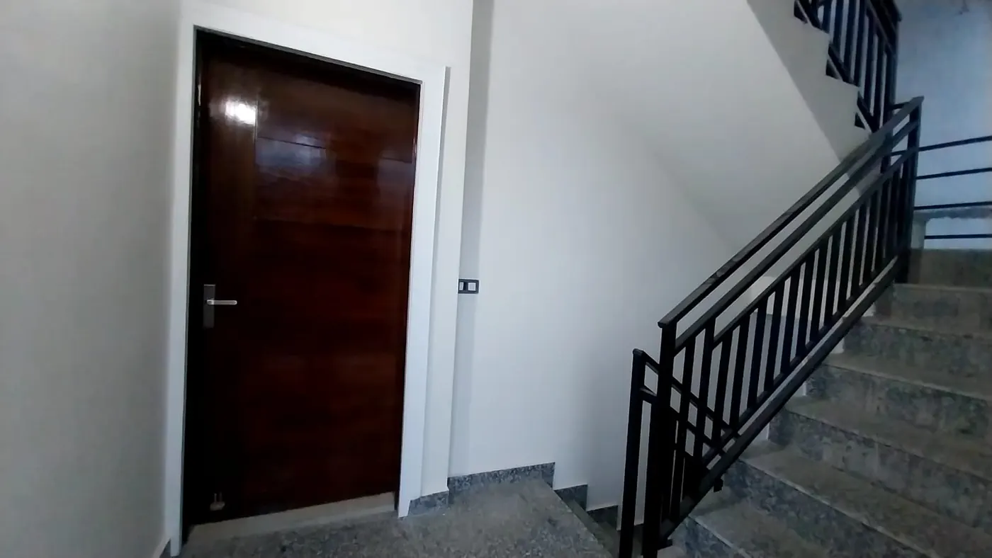 Common lobby with flat entrance and staircase