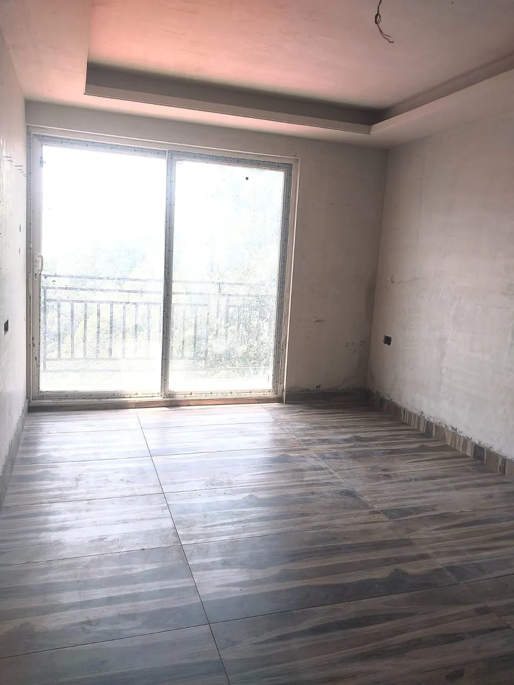 Bedroom during finishing works